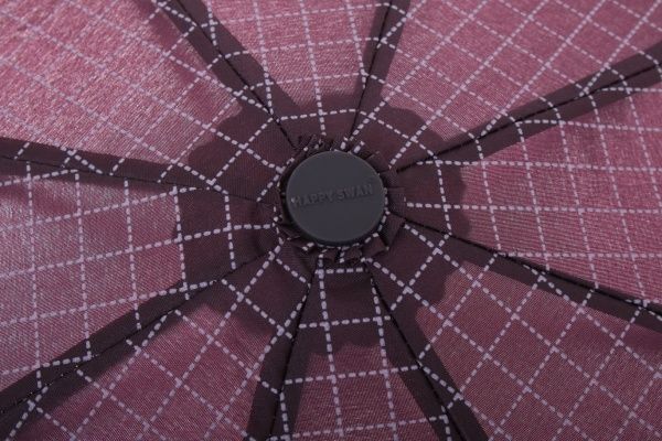 Парасолька Абстракція, складна, автомат Бордо 