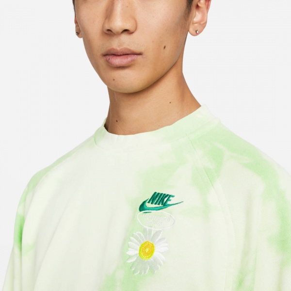 Світшот Nike M NSW HBR-S FT CREW DM5010-332 р. XL зелений