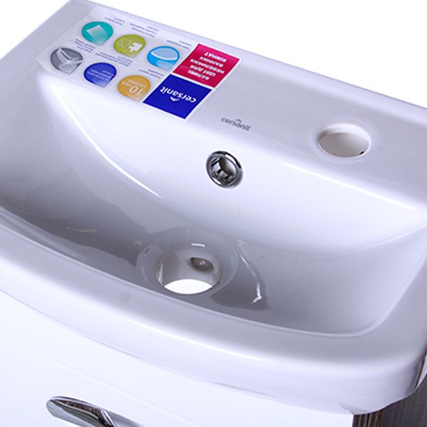 Тумба с умывальником Сансервис Sirius 40 Arteco 40 см винтаж темный