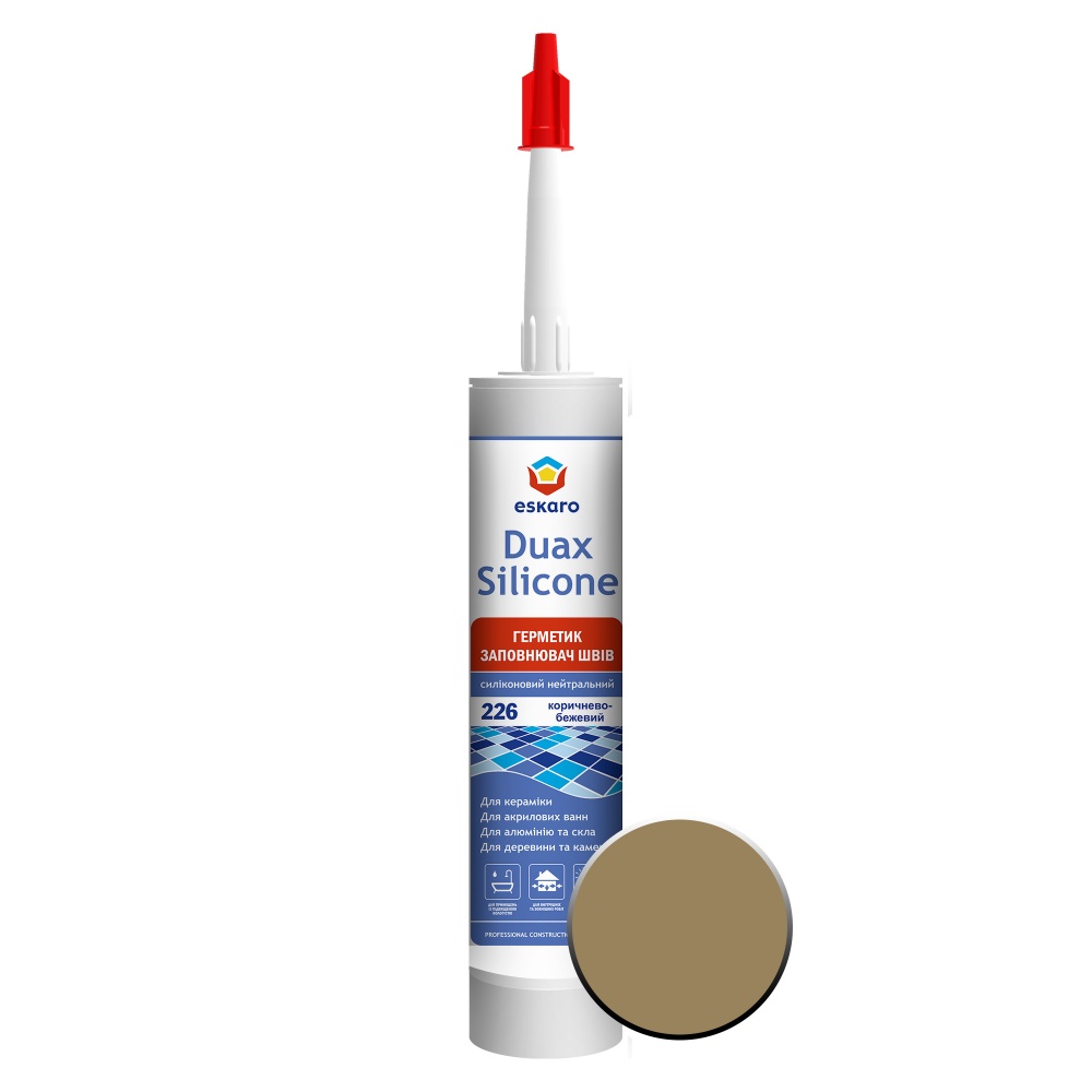 Заповнювач швів Eskaro Duax Silicone 226 коричневий