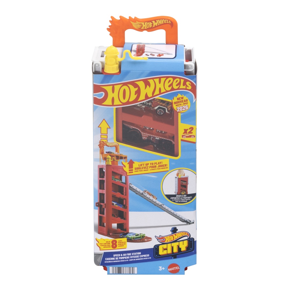 Игровой набор Hot Wheels «Гараж со спуском» (в асс.) 1:64 JMJ52