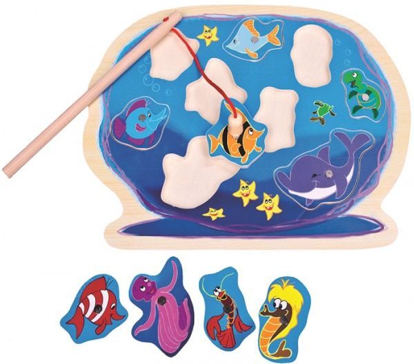 Игра-пазл Bino Рыбалка-аквариум