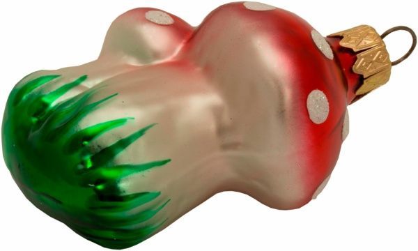 Ялинкова іграшка Ф-698 Мухомори 7.5 см  