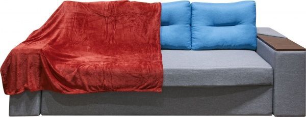 Плед Basic Рубин 160x200 см бордовый La Nuit 