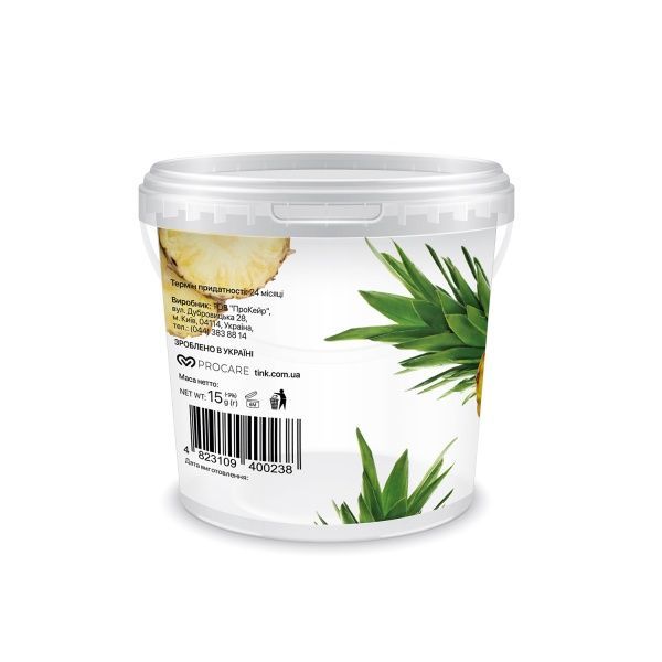 Маска для обличчя Tink Superfood for face альгінатна освітлююча Ананас-Вітамін С 15 г