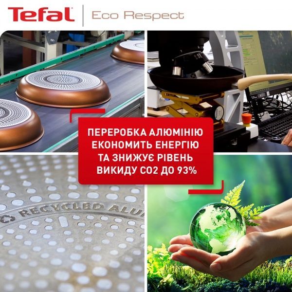 Набор сковород Ingenio Eco Respect 22 см / 26 см со съемной ручкой L6759103 Tefal