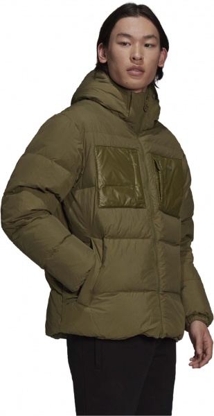 Пуховик Adidas DOWN REGEN PUFF H13563 р.S оливковий