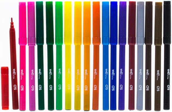 Фломастеры Rio 18 шт Cool For School