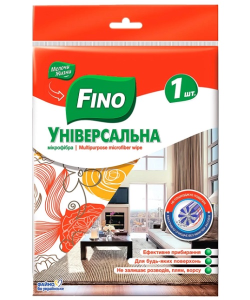 Салфетка универсальная Fino 30х30 см см 1 шт./уп.