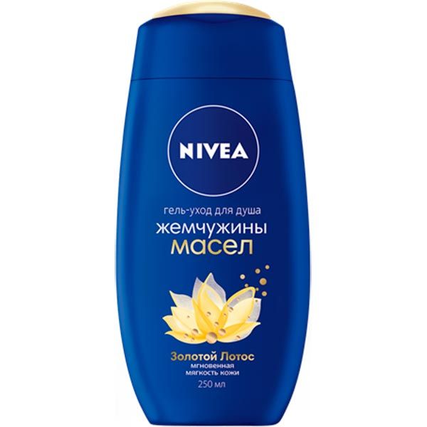 Крем-гель для душа Nivea Жемчужины масел Золотой лотос 250 мл