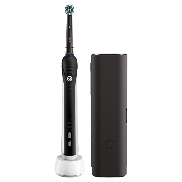 Електрична зубна щітка Oral-B Pro 750 D16.513.1UX чорна + дорожній чохол