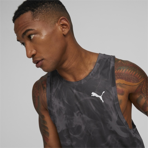 Майка Puma RUN FAVORITE AOP SINGLET M 52314801 р.L чорний