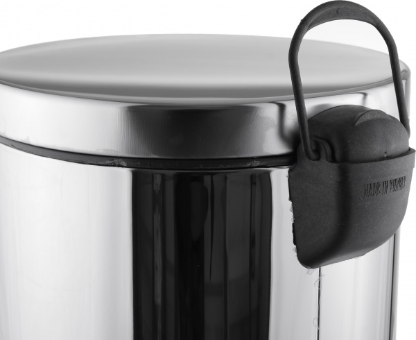 Відро для сміття EFOR Metal з педаллю 8000064161077 16 л срібний 64161