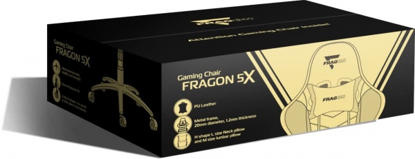 Крісло FRAGON 5X series FGLHF5BT4D1522OR1 чорно-помаранчевий 