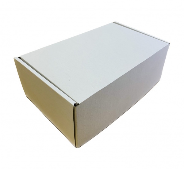 Гофроящик самосборный Т22 белый 406x250x150 мм