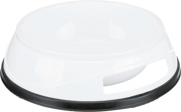 Миска Trixie для собак на резиновой основе пластиковая 1,5 л 20 см в ассортименте (24953)