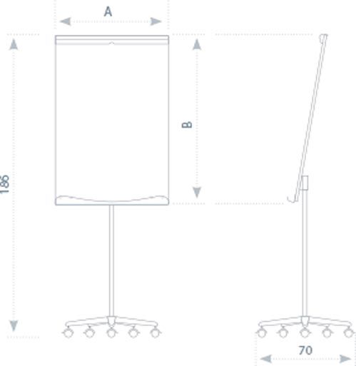 Флипчарт 2х3 ЭкоМобилчарт TF03ECO