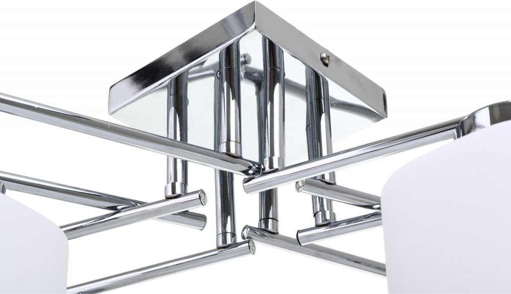 Люстра Sensio Orlean 8x40 Вт E27 хром/белый LS-07380/8W-E2740W