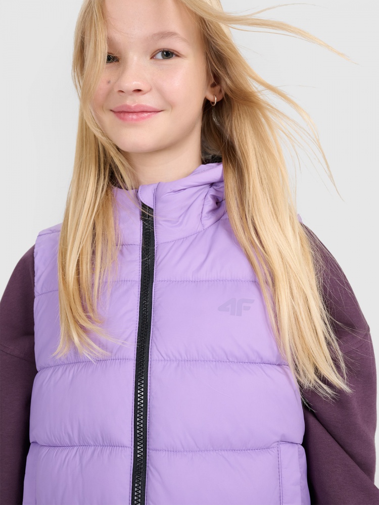 Жилет 4F VEST JACKET F166 4FJWSS25TVJAF166-51S р.152 фіолетовий