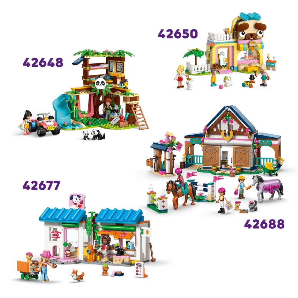 Конструктор LEGO Friends Прицеп для коня и жеребенка 42695