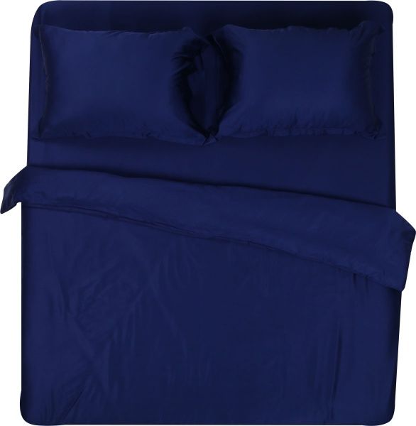 Комплект постільної білизни Bamboo 2 темно-синій La Nuit 