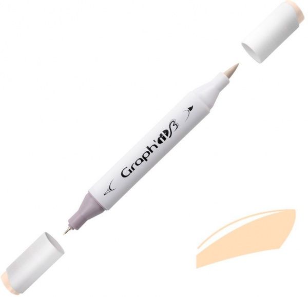 Маркер двосторонній Graph'it GI81210 кремовий 