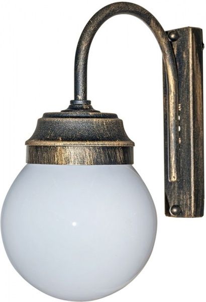 Світильник садовий Фабрика Світла НББ 303-1х60-013 Глобус E27 60 Вт IP20 антична латунь 