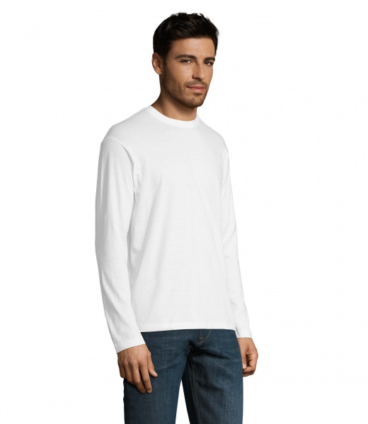 Футболка з довгим рукавом Sol's Monarch 11420102M р.M білий