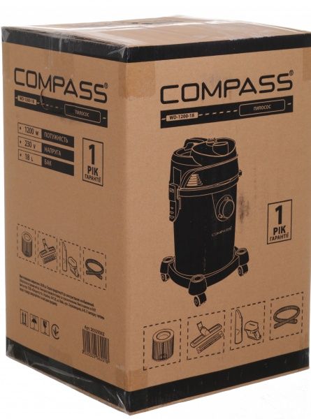 Пилосос Compass WD-1200-18