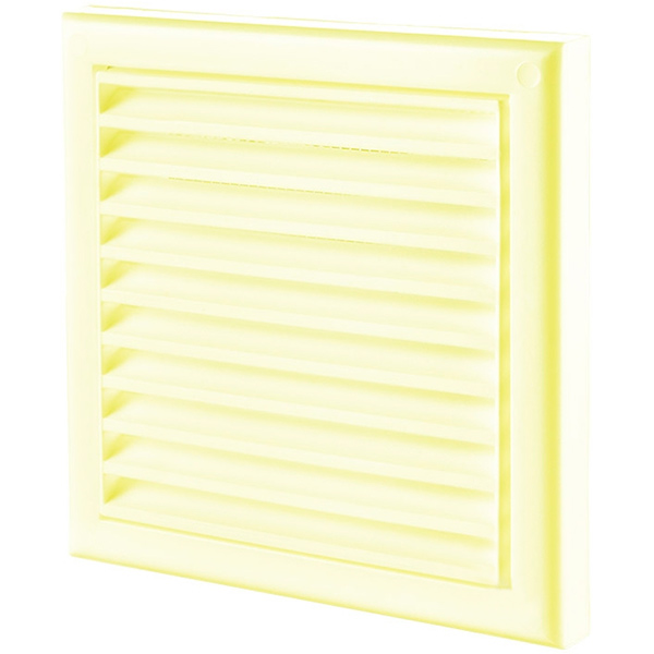 Решітка Домовент ДВ 100с пластик жовтий 