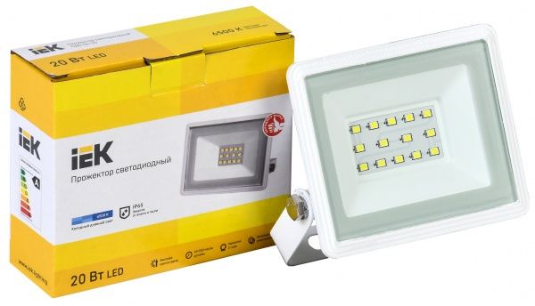 Прожектор светодиодный IEK СДО 06-20 20 Вт IPIP65 белый LPDO601-20-65-K01 