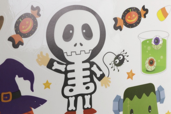 Наліпка до свята Хеллоуін 30х42 см в ассортименті