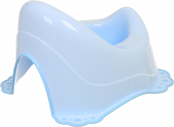 Горшок Bambinelli детский с резинкой голубой 35x30x23 см