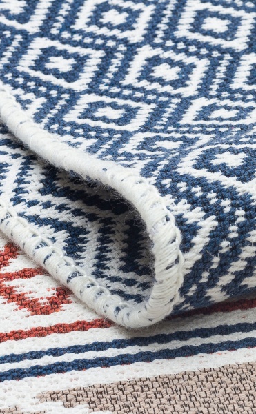 Килим Ekohali Arya AR 26 Navy Beige 160x230 см двосторонній 