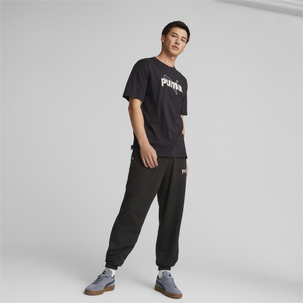 Брюки Puma PUMA TEAM SWEATPANTS TR 53826101 р. XXL черный