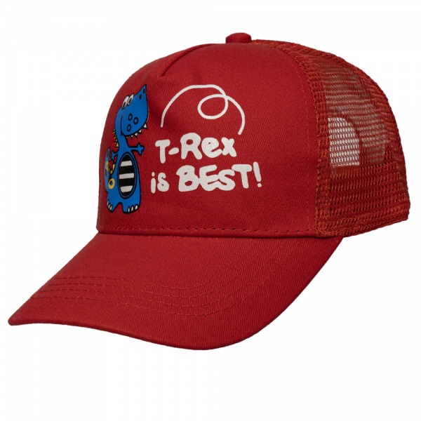 Бейсболка Devilon 3-8 лет р.48-54 красный 518882 