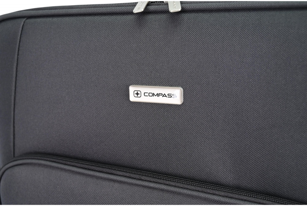 Чемодан Compass MS-2502 50 л темно-серый 41x24x64 см M