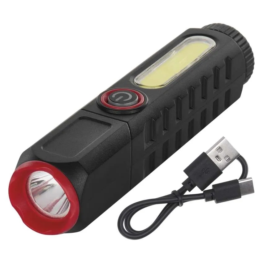 Ліхтар-лампа Emos LED Li-Ion 400 mAh 120 Lm чорно-червоний P4720
