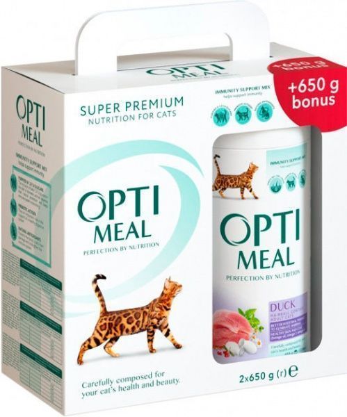 Корм Optimeal з качкою 2x650 г
