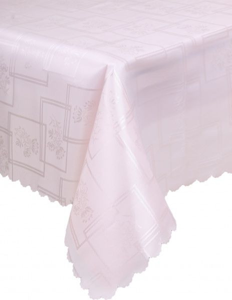 Скатерть Dertsiz 160x220 см пудровый Karna 