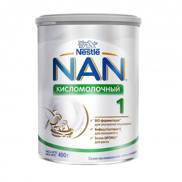 Сухая кисломолочная смесь Nestle NAN 1 400 г 7613031583362