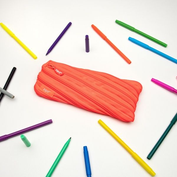 Пенал-косметичка Neon Glowing Peach ZT-NN-2 Zipit рожевий