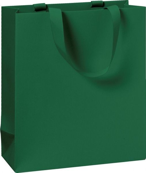 Пакет подарочный One Colour dark green 18x8x21 см STEWO