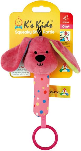 Мягкая игрушка K`s Kids Погремушка-палочка Патрик KA10818-HC