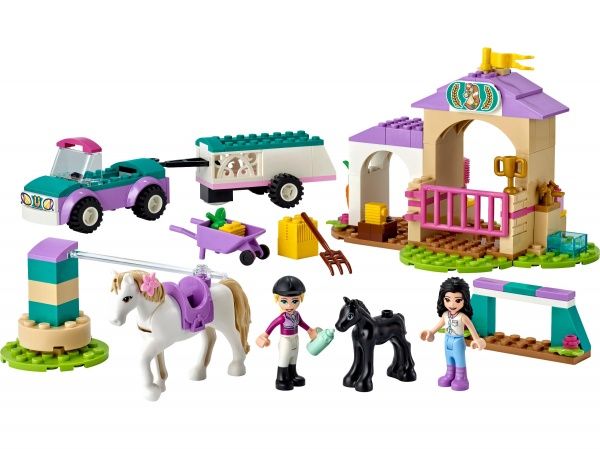 Конструктор LEGO Friends Тренировка лошади и прицеп для перевозки 41441