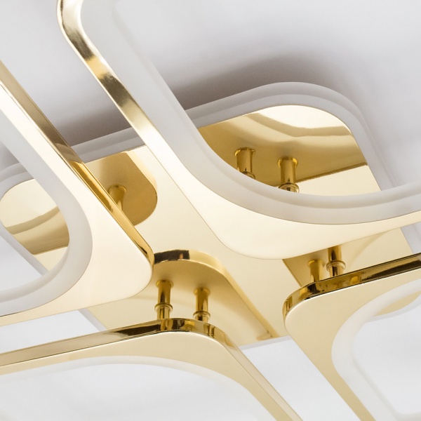 Люстра светодиодная Luminaria 4Q550/90 100 Вт золотистый LOOK RGB 100W GOLD 