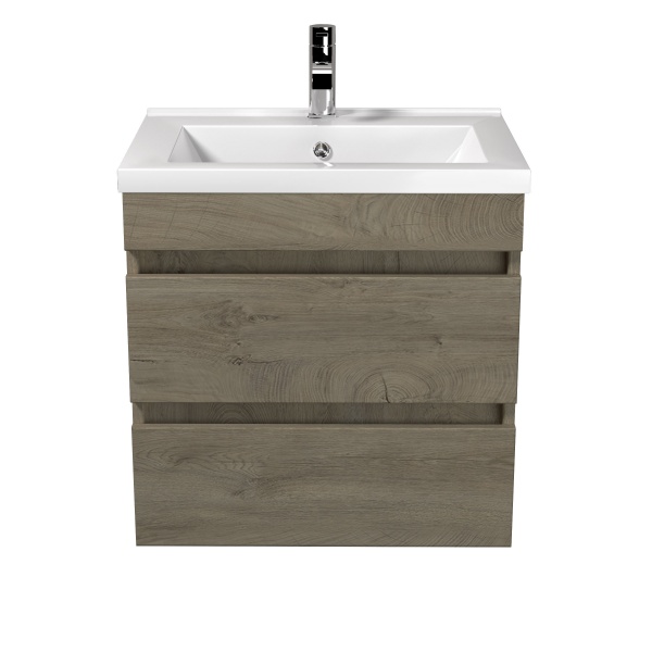 Тумба підвісна ScandiSPA Wood 60-A з умивальником Cosmopolitan 60