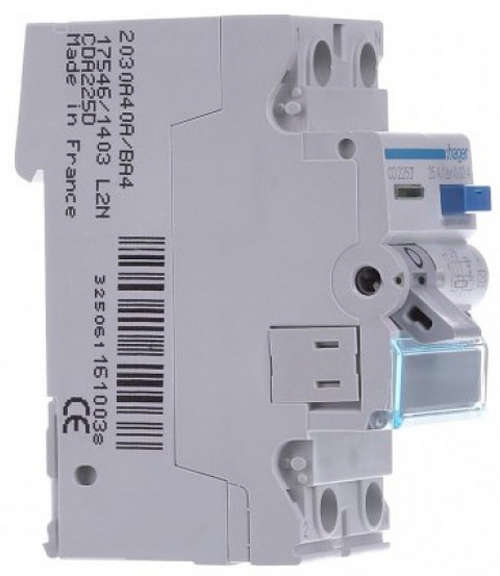 Пристрій захисного відключення Hager 16 А 30 МА CD216J