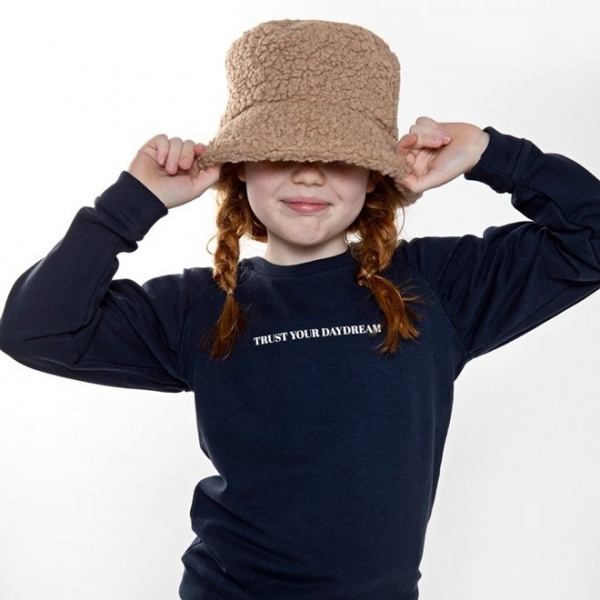 Свитшот для девочки NWM трикотажный р.122 синий U44002-1 