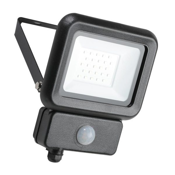 Прожектор с датчиком движения LED CONCEPT FL-LC 20 Вт IP65 черный 